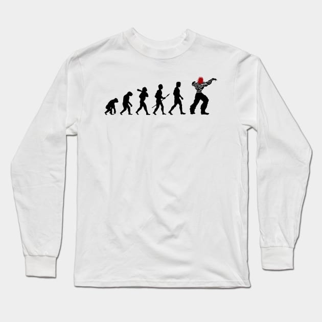 Evolution Ogre - alternate Long Sleeve T-Shirt by CCDesign